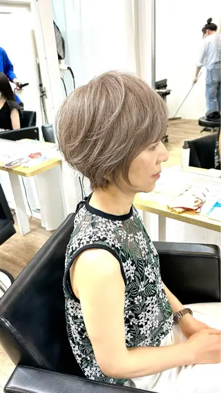 ショート lab.by ioe中崎店所属・中北篤志 ショートボブのヘアスタイル