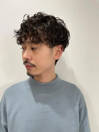パーマ メンズ JAM吉祥寺所属・メンズカット クドウユウキのヘアスタイル