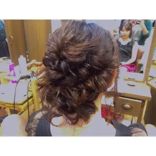 ヘアアレンジ 藤井 菜緒のヘアスタイル