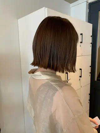 ショート カラー パーマ ヘアアレンジ メンズ キッズ ネイル マツエク・マツパ SALOWIN梅田茶屋町店所属・ウルフレイヤーカット /チヒロのヘアスタイル