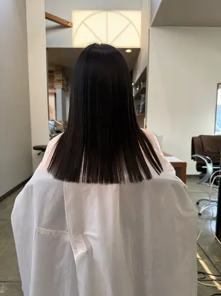 ロング 上田 美月のヘアスタイル