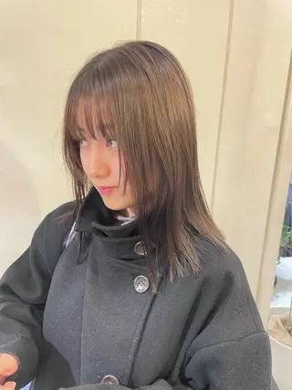 ミディアム ニュアンスヘア /透明感🪽AYAのヘアスタイル