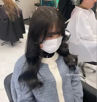 ロング カラー パーマ ヘアアレンジ メンズ 最新艶髪トレンド¦ ヘア¦miyu🐒♡のヘアスタイル