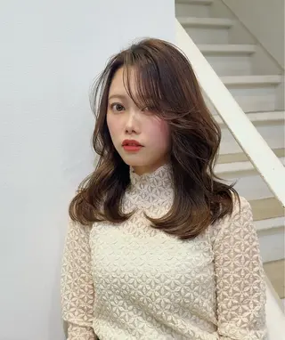 ミディアム i.Tokyo所属・VIEW TOKYO ♥yuriのヘアスタイル