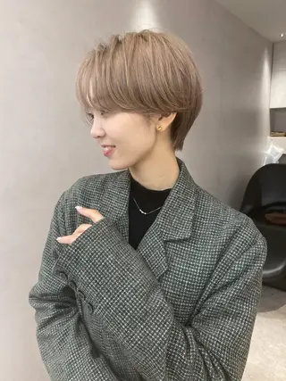 ショート カラー 美髪❣️縮毛矯正/ 髪質改善✨/山本のヘアスタイル