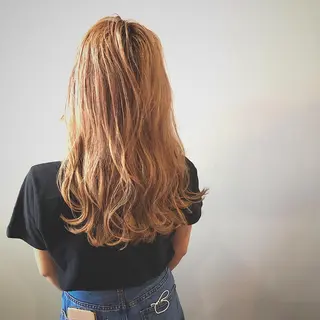 セミロング カラー 艶髪/韓国レイヤー イノウエヒロキのヘアスタイル