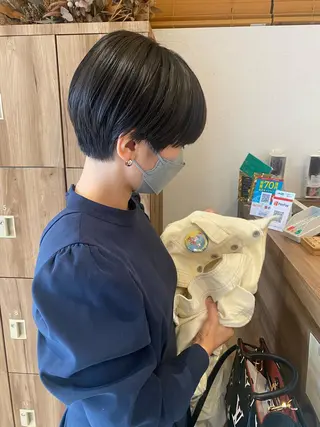 ショート カラー パーマ指名No1 /namiのヘアスタイル