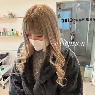 ロング chic 有山 美瑠のヘアスタイル