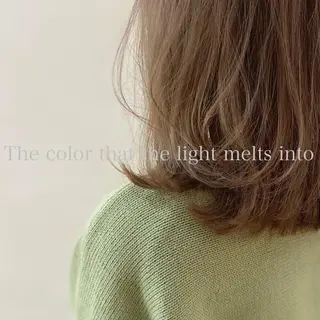 ミディアム カラー 髪質改善カラー ケアブリーチ/タムのヘアスタイル