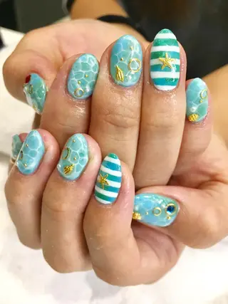 ネイル 佐藤 まりえのネイルデザイン