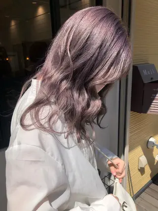 セミロング カラー レイヤー/お顔まわり 暖色カラー🍑Amiのその他イメージ