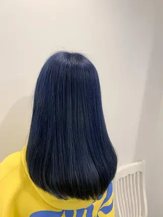 ミディアム 新宿/ 田口雄大のヘアスタイル