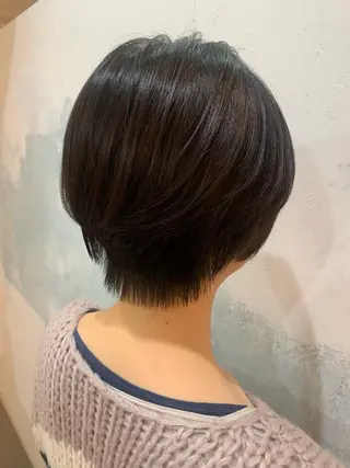 ショート 🍑艶髪✖️暖色系 ✨momoka🍑のヘアスタイル