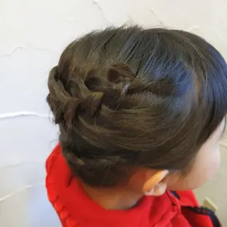 キッズ 髪質改善&白髪ぼかし カラー♡店長みやけ♡のヘアスタイル