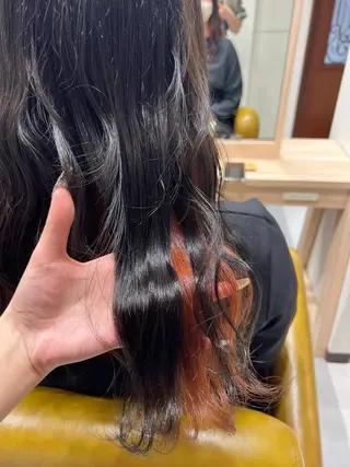ミディアム カラー ヘアアレンジ 松本 菜那のヘアスタイル