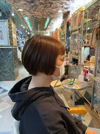 ショート カラー ヘアアレンジ マツエク・マツパ haco+所属・🌈派手髪エクステ ブレイズ🌈ひろとのヘアスタイル