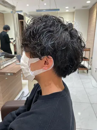 パーマ メンズ ✨武内凌太✨ 複雑履歴/ムラ修正のヘアスタイル
