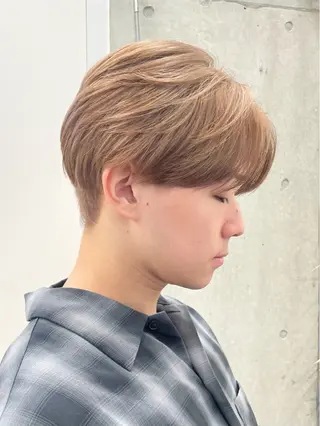 ショート カラー メンズ cinq所属・ハイライトカラー ❤︎hirokoのヘアスタイル