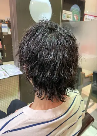 パーマ メンズ 柿沼 洸太のヘアスタイル