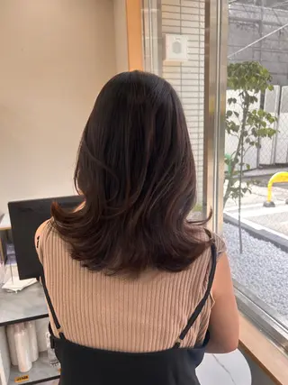 セミロング 磯部 拓磨のヘアスタイル
