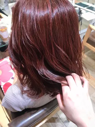 カラー 石渡このみ 🍊レイヤーカットのヘアスタイル