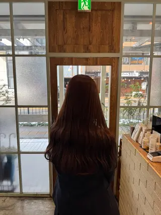 ロング カラー 中村 空のヘアスタイル