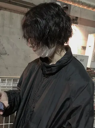 ロング パーマ 7Bridge所属・ハッシュカット 小西貫太のヘアスタイル