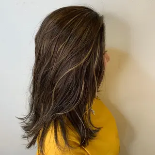 ミディアム カラー ヘアアレンジ 🎗秋山勇 /三宮指名No.1のヘアスタイル