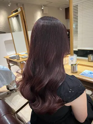 セミロング カラー 🥀韓国ヘア🥀 宮津真菜のヘアスタイル