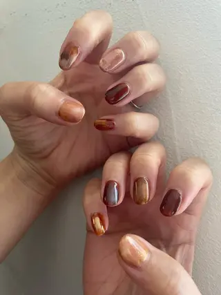 ネイル 甲府市徳行 🧸prunelleのネイルデザイン