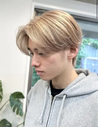 カラー メンズ 馬場 斗生のヘアスタイル