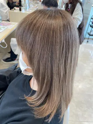 ミディアム 個性派/ブリーチ *ほのかのヘアスタイル