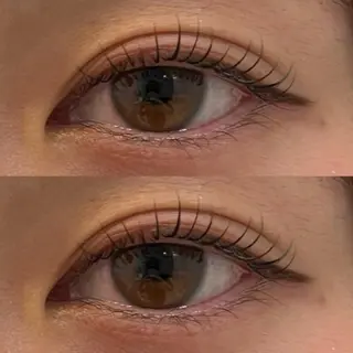 マツエク・マツパ 超透明感カラー🦋韓 国羽エクステ🪽🫧のヘアスタイル