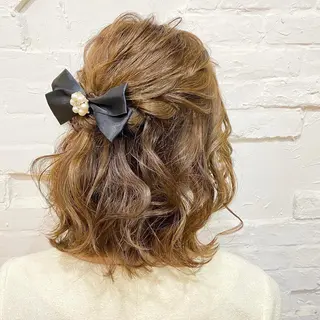 ミディアム まつパ・ヘアセット ♡Chinami♡のマツエク・マツパデザイン