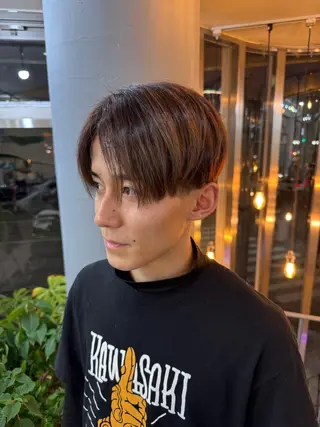 ショート カラー メンズ WEST O LAND所属・若尾 貴斗のヘアスタイル