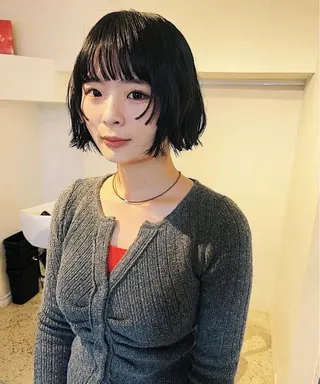 ショート ボブ/透明感カラー Fukaのヘアスタイル