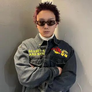 ショート カラー ブロンド／ブリーチ 【SITY.】のヘアスタイル