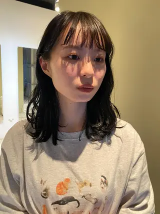 セミロング &72『アンドナナジュウニ』所属・&72 takiのヘアスタイル