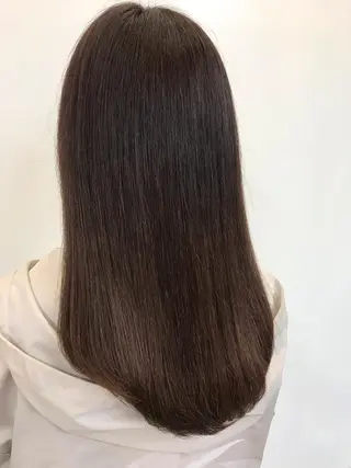 セミロング aoi ♡グレージュ ・ベージュカラーのヘアスタイル
