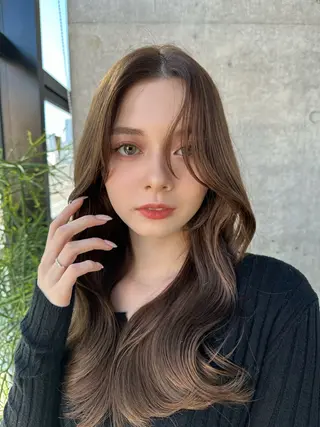 ロング SALOWIN原宿AROA店所属・顔まわり神カット✂︎ 齋藤雄大【表参道】のヘアスタイル