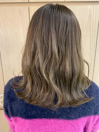 ミディアム カラー Silk-lei【銀座店】所属・銀座/美髪縮毛矯正 /髪質改善/山本翔華のヘアスタイル