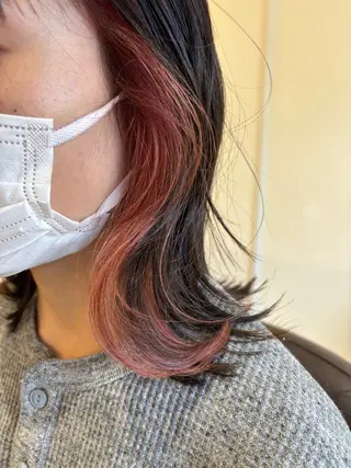 ミディアム ブリーチカラー🤍 髪質改善🌟のヘアスタイル