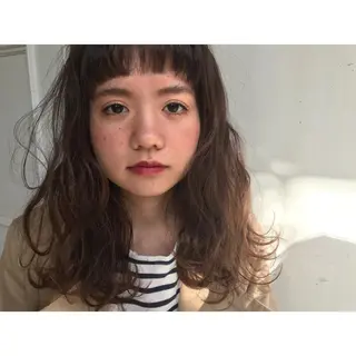 セミロング パーマ Musiiik hairのヘアスタイル