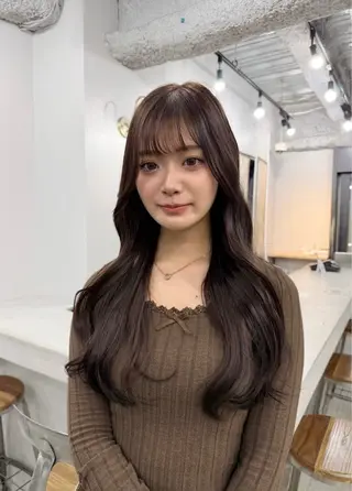 ロング カラー 韓国ヘア🫧 KAZUTOのヘアスタイル