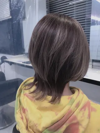 ミディアム カラー パーマ ヘアアレンジ キッズ ネイル マツエク・マツパ ♡モテ髪/似合わせ♡ 透明感/JUICE♡のヘアスタイル