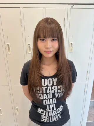 ロング 🫧透明感カラー 特化美容師/すず🫧のヘアスタイル