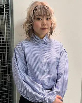 ロング カラー 💖艶髪ブリーチ髪質 改善💖ケンシンのヘアスタイル