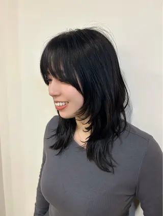 ミディアム ヘアアレンジ 韓国レイヤー/ハイ トーン/優太のヘアスタイル