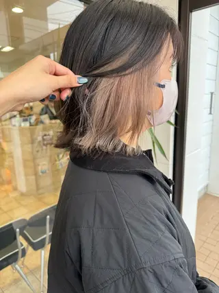 ミディアム 🇰🇷韓国風顔周り NANAMI🇰🇷のヘアスタイル