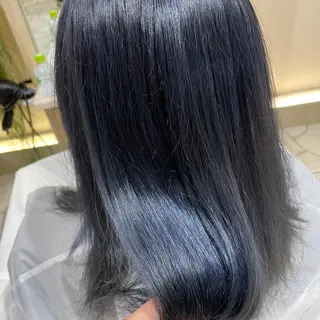 ミディアム カラー 大石 陽菜のヘアスタイル
